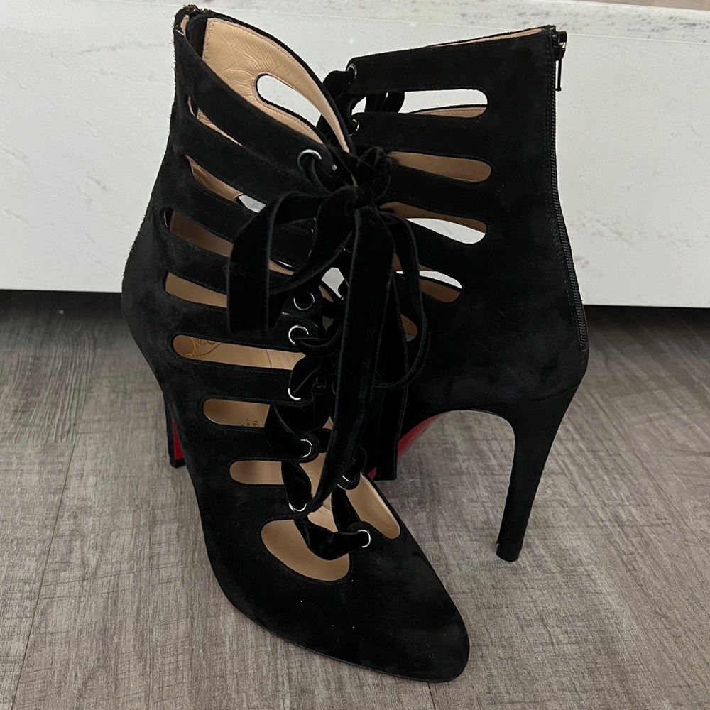 COPY - CHRISTIAN LOUBOUTIN Spinetita 100 Veau Velours